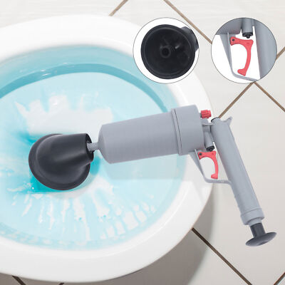 #ad #ad High Pressure Air Drain Blaster Gun Pump Plunger Toilet Sink Pipe Clog Remover $21.14
