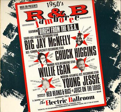 DIVERS ''1950'S R&B JAMBOREE'' ROCKIN' R 'N BLUES LIVE LP ACE 89