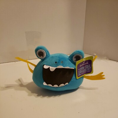 Hallmark Plush Pull My Tail Blue Monster Plush New With Tags Wiggles