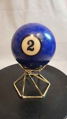 Solid Blue #2 ball Individual Pool Ball Billiard 2 1/4  Replacement