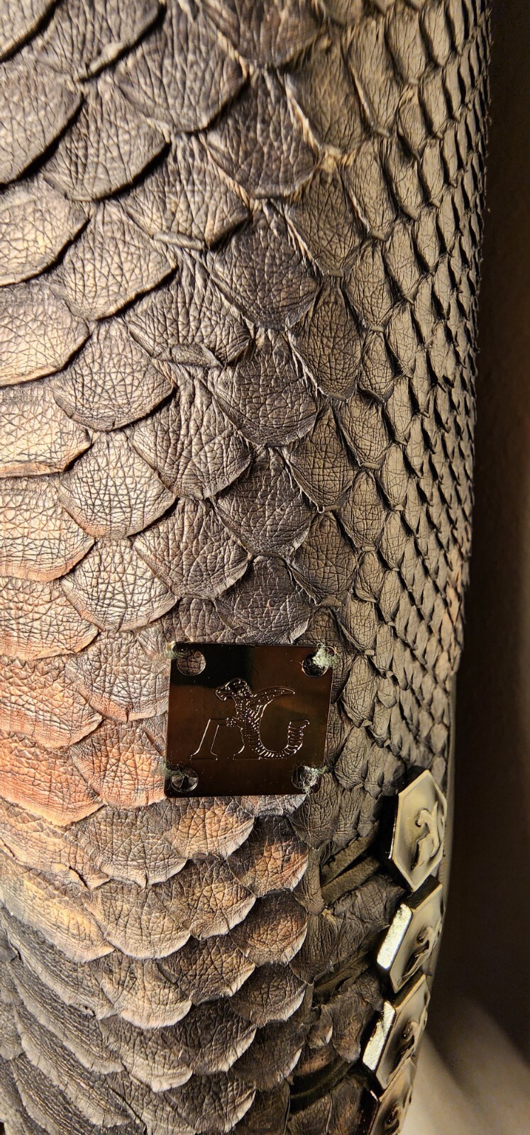 ANGELO GALASSO PYTHON & LAMBSKIN DINNER JACKET SI… - image 6