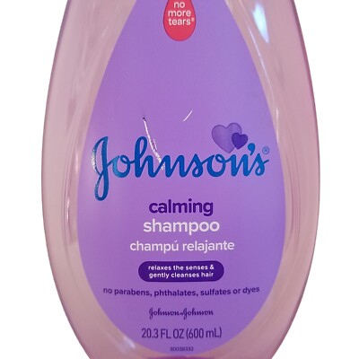 Johnson's CALMING BABY SHAMPOO No-Tears Relaxing Natural Calm Aromas 20.3 fl oz
