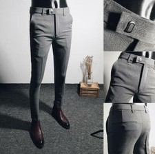 New fashion Hot Dress Men's Trousers Casual Slim fit printing dress pencil Pants