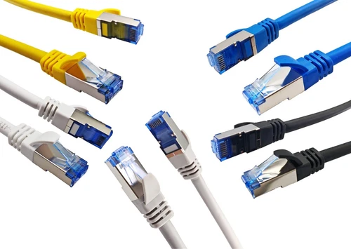 CAT 8 Round  Patchkabel Netzwerkkabel  RJ45 LAN DSL 100% KUPFER   1m - 15m