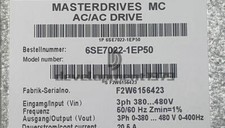 1PC USED SIEMENS INVERTER 6SE7022-1EP50