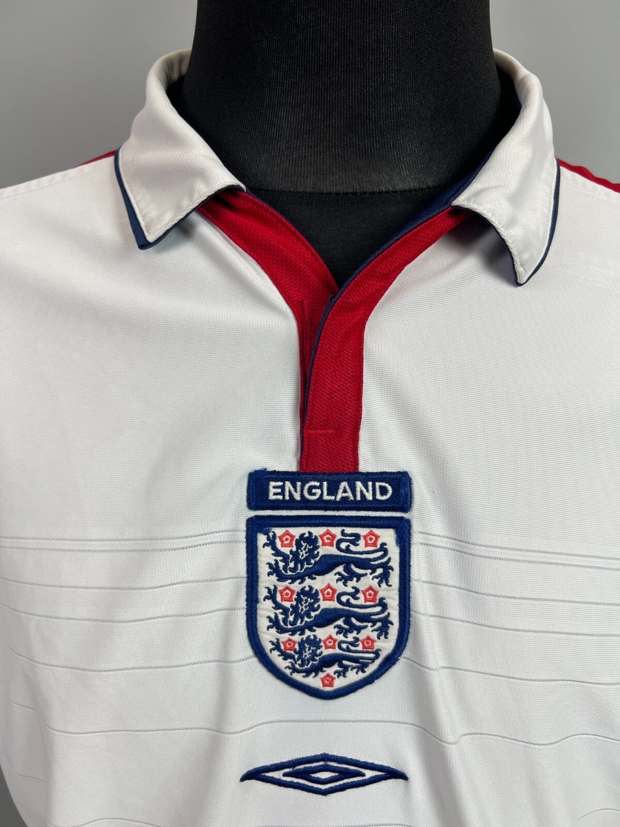 ENGLAND 2003 2004 GERRARD HOME SHIRT REVERSIBLE FOOTBALL