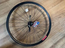 Sta-Tru 26" Rear MTB Style Cass Blk Double Wall Rim 32h QR V-Brake Stainless Ste