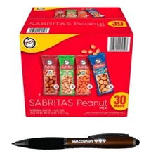 Sabritas Peanuts 4 flavors  Variety Pack(30 Packs )