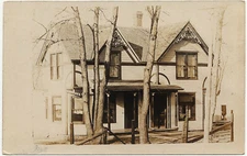1911 RPPC Belle Plaine Sanborn MN Minnesota House Trenton MO Real Photo Postcard