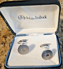 DOLAN BULLOCK formal  ss & 18k cufflink NCL010100 USA Saint Tropez gift boxed