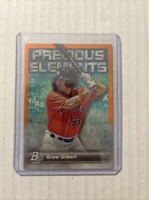 2023 Bowman Platinum Drew Gilbert Precious Elements Orange Parallel /25 - Giants