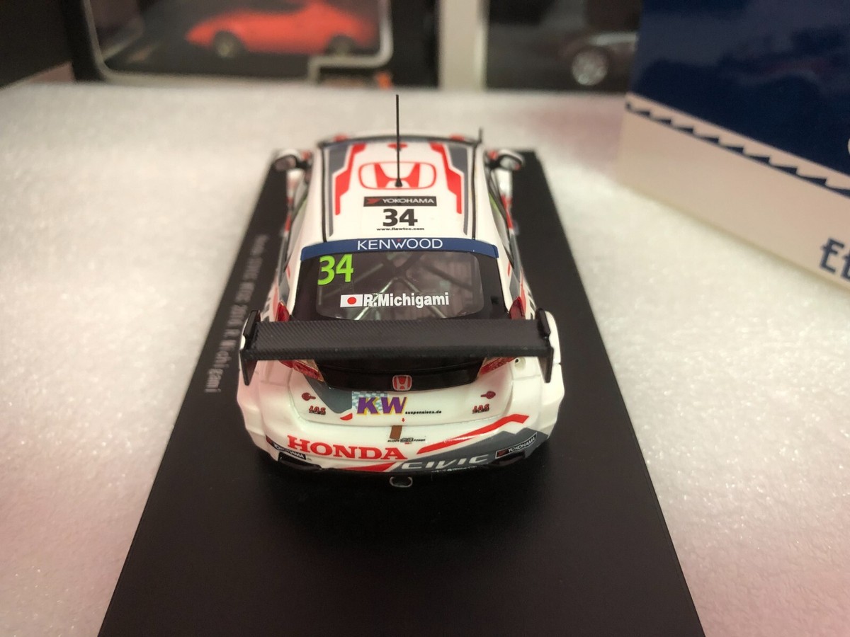 Ebbro 1/43 Honda CIVIC WTCC 2016 R.Michigami #1 | eBay