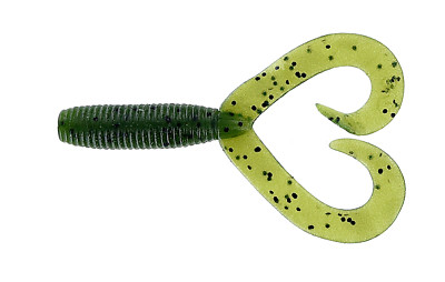 Yamamoto Grub Double Tail 15-20-194 Watermelon Seed 4 Inch Jig Trailers