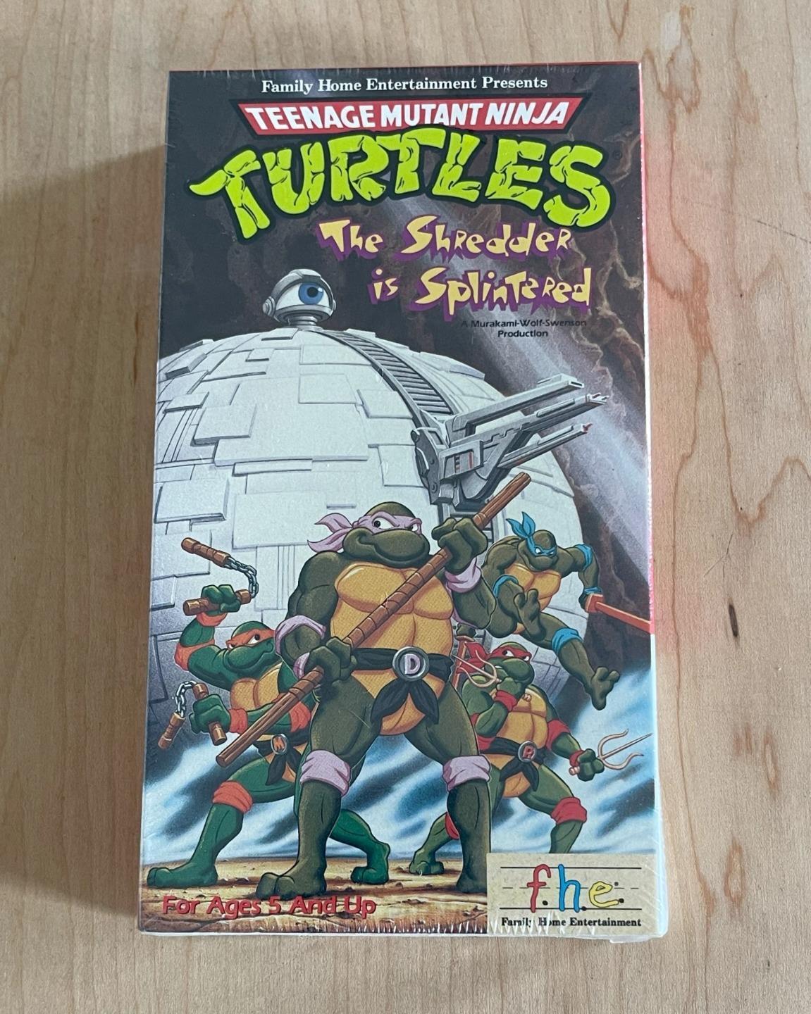 TEENAGE MUTANT NINJA TURTLES Shredder is Splintered (1988) Sealed Betamax Anime