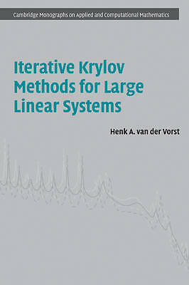 Iterative Krylov-Methoden für große lineare Systeme van der Vorst Taschenbuch