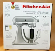kitchenaid mixer 4.5 quart silver