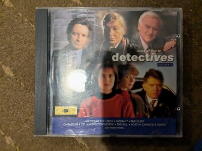 BEST OF THE TV DETECTIVES - VOLUME 1 CD TAGGART INSPECTOR MORSE POIROT etc VGC
