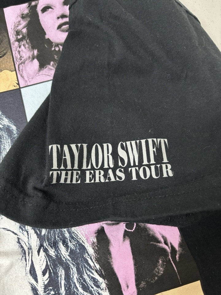 Taylor Swift The Eras Tour T Shirt Size Large Black Official Merch US