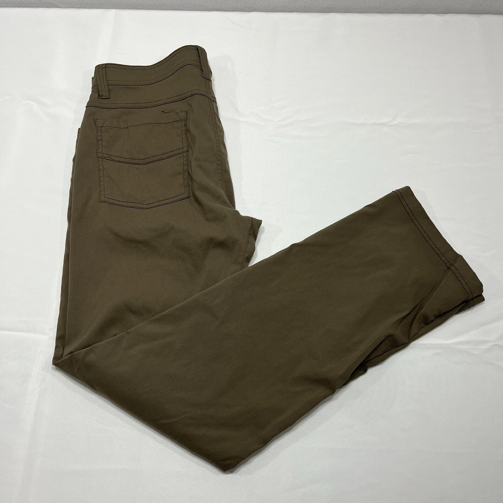 prana slim fit 5-pocket nylon hiking read pants