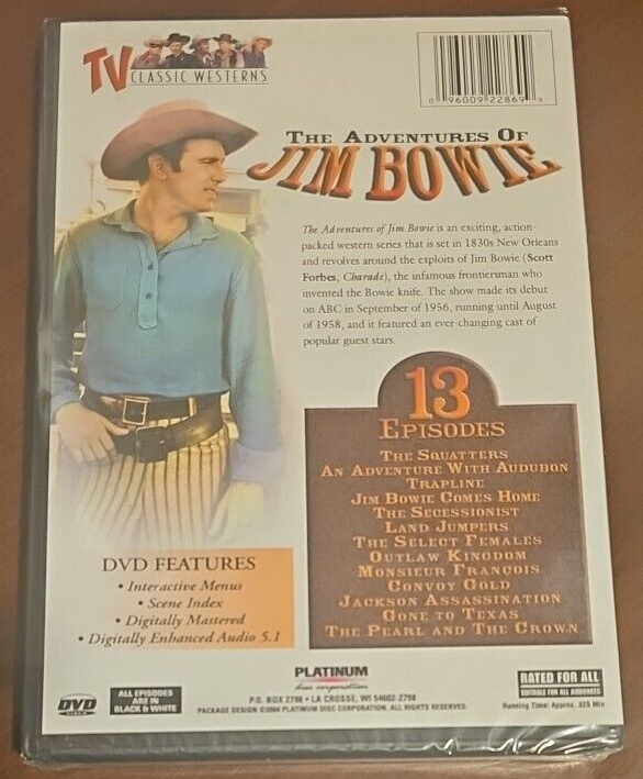 (未使用･未開封品)Adventures of Jim Bowie [DVD] Amazon.com: The Adventures of Jim Bowie - Volume 1 : Lewis R