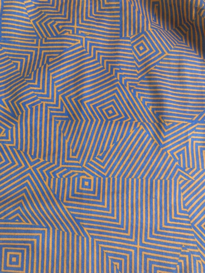 VOLCOM Blue/Mustard Yellow Tank Top Shirt Womens SIZE SMALL - Image 4 of 4