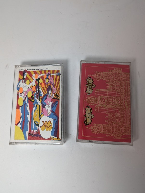 2 XTC cassette tapes: Oranges & Lemons, Nonsuch Nonsvch