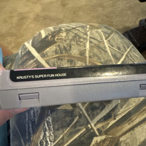 Krusty's Super Fun House Super Nintendo SNES OEM Authentic Game Cartridge Tested - Picture 8 of 9