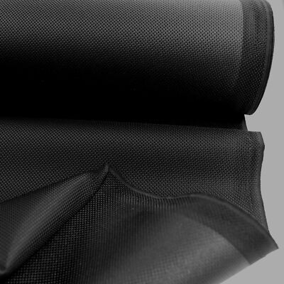 schwarzer Nylon Cordura Stoff Segeltuch Beschattung Sonnenschutz Polster Stuhl