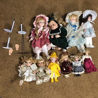 人形 ANTIQUE MUSICAL DOLL PORCELAINS Musical Porcelain Doll, Dan Dee Collector's Choice, Mariela