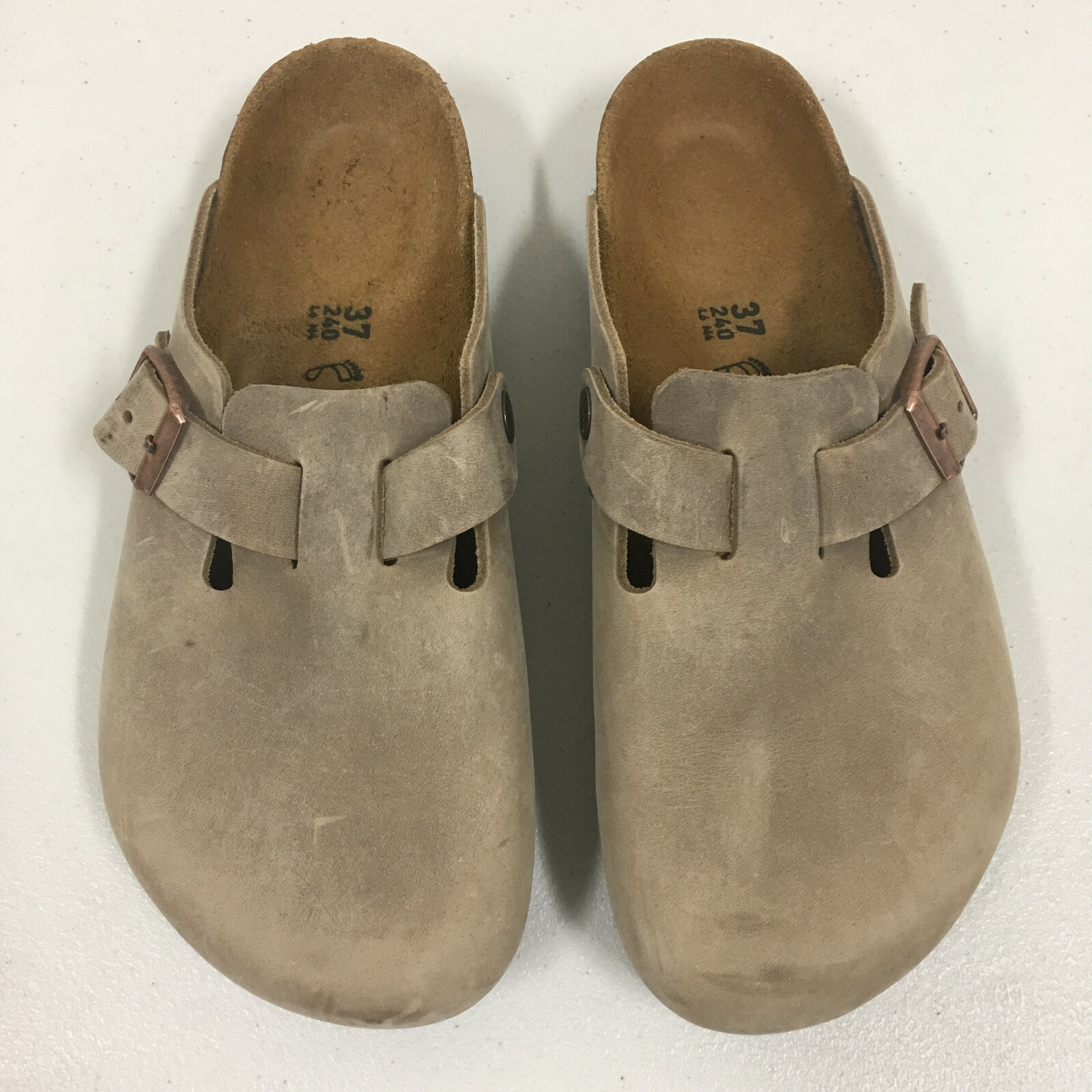 birkenstock leather clogs
