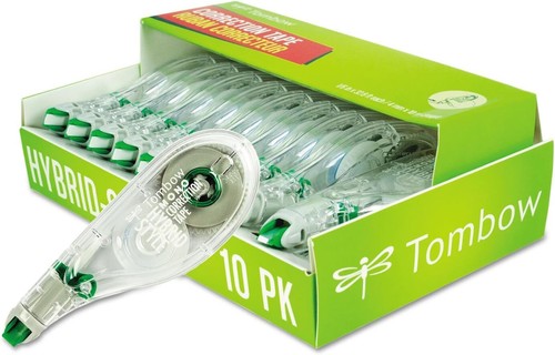 Tombow Mono Single-Line White Correction Tape, Non-Refillable, Value 10-Pack - Picture 5 of 10