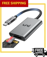 uni USB C to SD/ Micro SD Card Adapter for SD/SDXC/SDHC/MMC/Micro SDXC/TF/SDHC