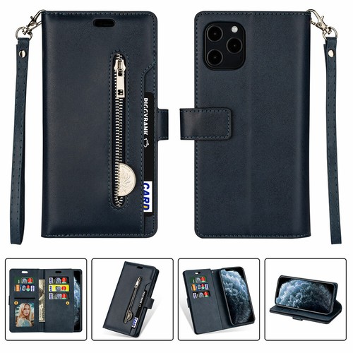 Handy Flip Multi Card Pocket Wallet Stand Leather Case Cover F IPhone 13 Pro Max - Picture 19 of 300