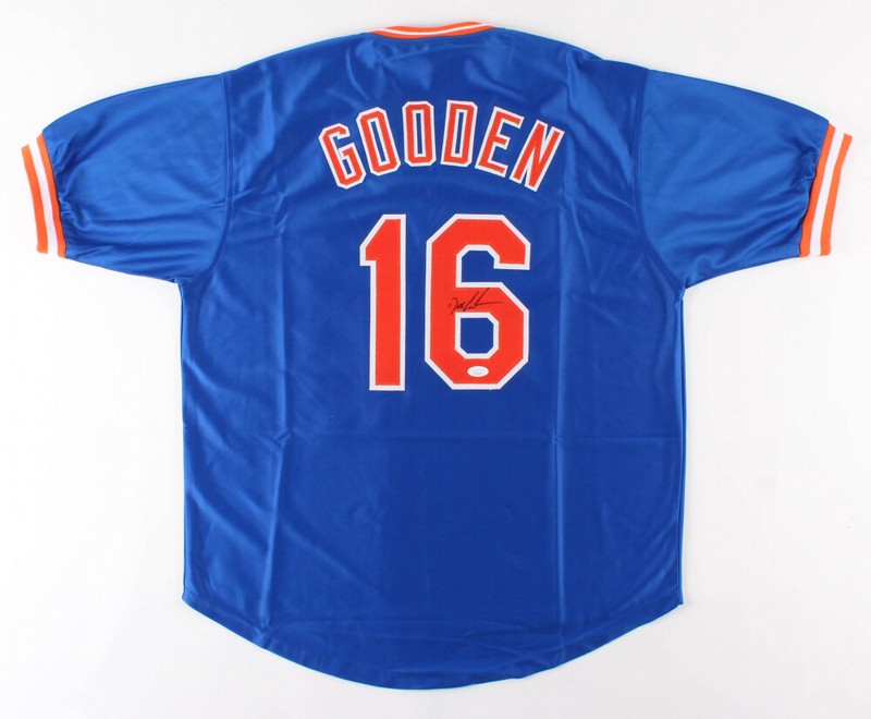 Dwight Gooden Signed New York Mets Jersey (JSA COA) 1984 N.L. Rookie of the Year