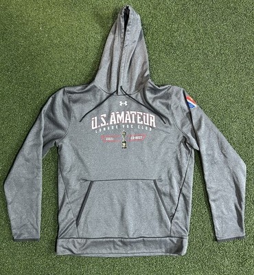Men s Large Under Armor 2021 US Amateur Golf Longue Vue Club Hoodie ~ Gray