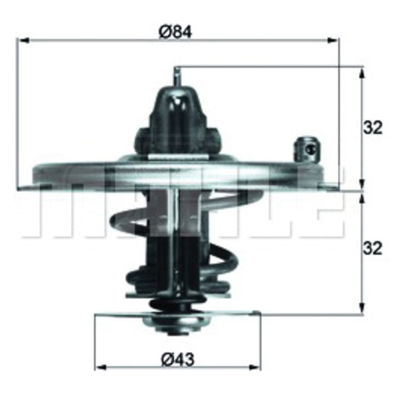 Thermostat Insert MAHLE TX 36 80D Quality MAHLE Genuine UK Stock