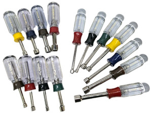 15 piece Craftsman Nut Driver lot SAE Standard and Stubby sizes.