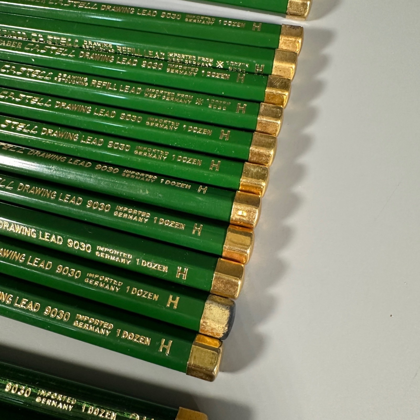 Vintage Faber Castell 9030 Drawing Pencil Lead Refills 2H 4H 6H H HB Lot of 26