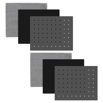 Wiederverwendbare Silikon Ofen Einlagen 6er Pack 9 x 11 Zoll für gleichmäßige Hitze Kochen