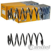 2X Spidan Fahrwerksfedern Vorne Passend FÜR VW Golf Jetta Vento Links+Rechts