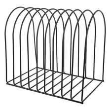  Bookshelf Holder: Iron Desktop Bookshelf Holder - Semi-Circle Computer Desk