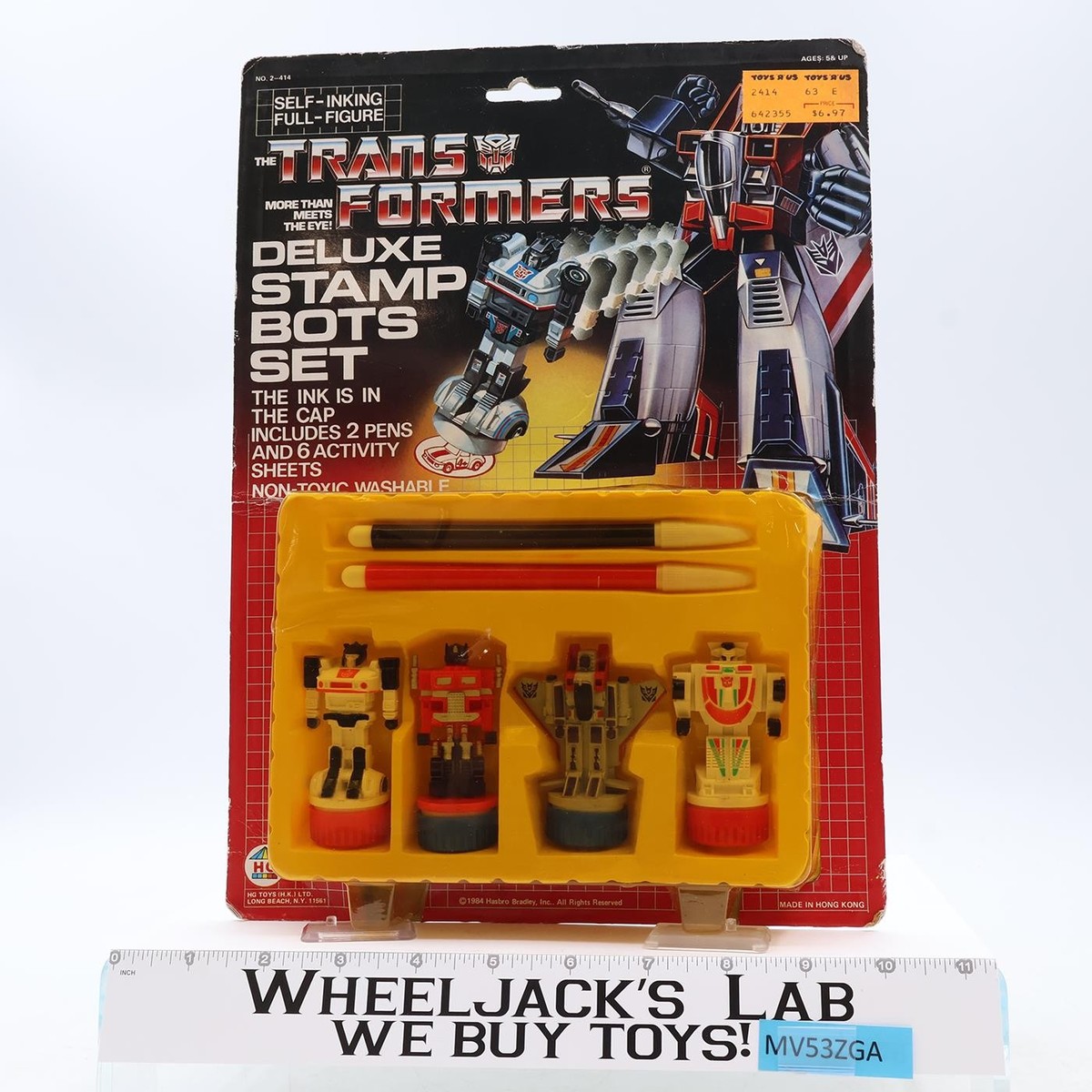Deluxe Stamp Bots Set Transformers 1984 HG Toys Vintage NEW SEALED 