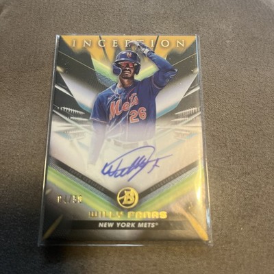2023 Bowman Inception Auto Gold Foil Electricity 4/50 Willy Fanas #BPA-WFS
