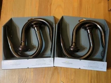 Threshold Decorative Drapery Holdbacks Oil Rubbed Bronze Finish 2 Sets Of 2