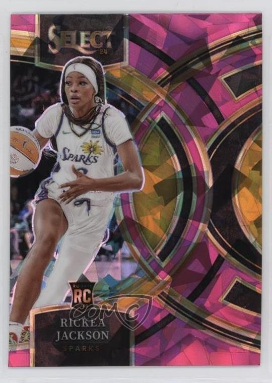 2024 Select WNBA Premier Level Pink Ice Prizm Rickea Jackson #127 Rookie RC 1as0