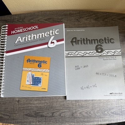 Abeka Arithmetic 6 4th Edition Lesson plans -Teacher Quiz, Test& Speed Drill Key