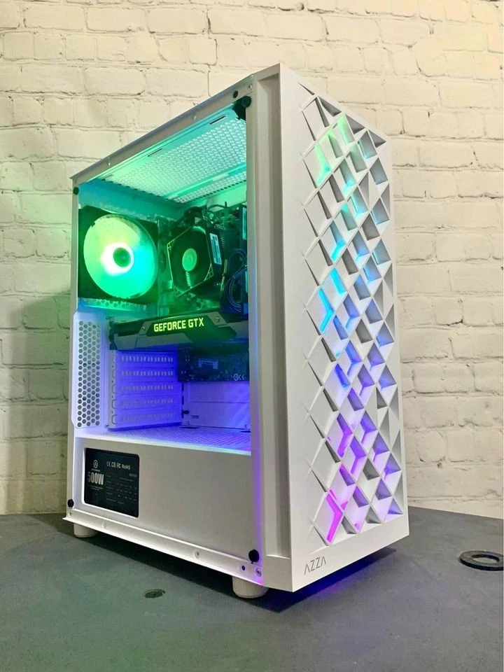 Custom RGB Gaming Desktop PC Intel Core i7 3.40 Quad 16 GB SSD Nvidia 1660 Super - Image 3 of 4