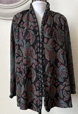 Vintage  Outback women’s Blazer Jacket one size open front with pockets.