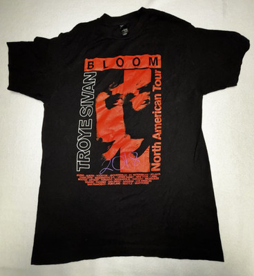 Troye Sivan Singer Actor Model Bloom North American Tour 2018 Black T Shirt Sz M