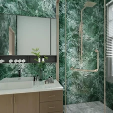 Green Wallpaper Marble Peel and Stick Countertop Granite Contact Paper 16 ×78.7"